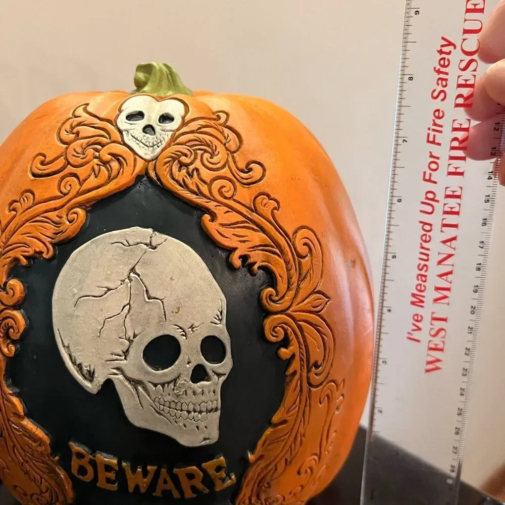 Spring ghost and BEWARE jack o lantern bundle Halloween